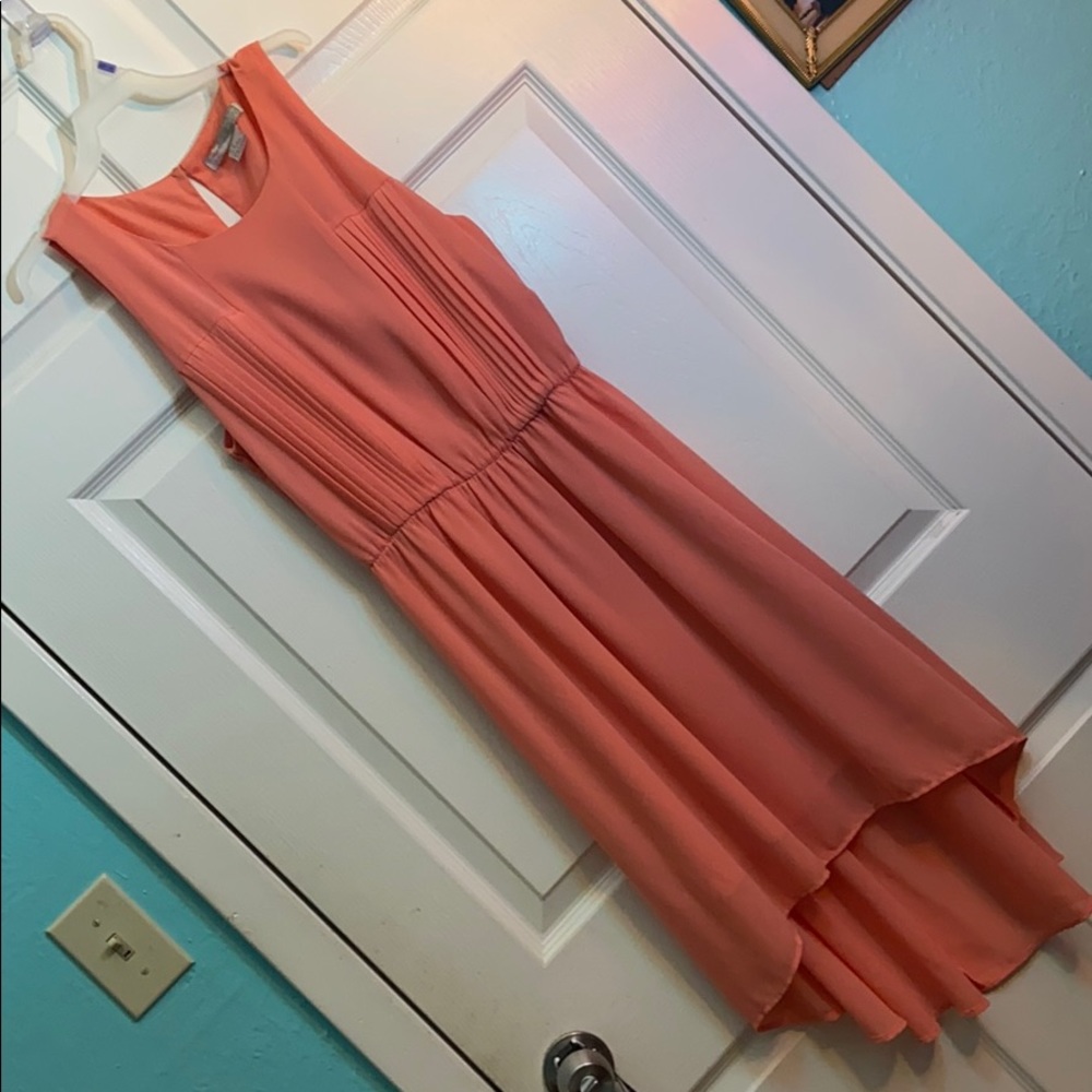 Coral dress